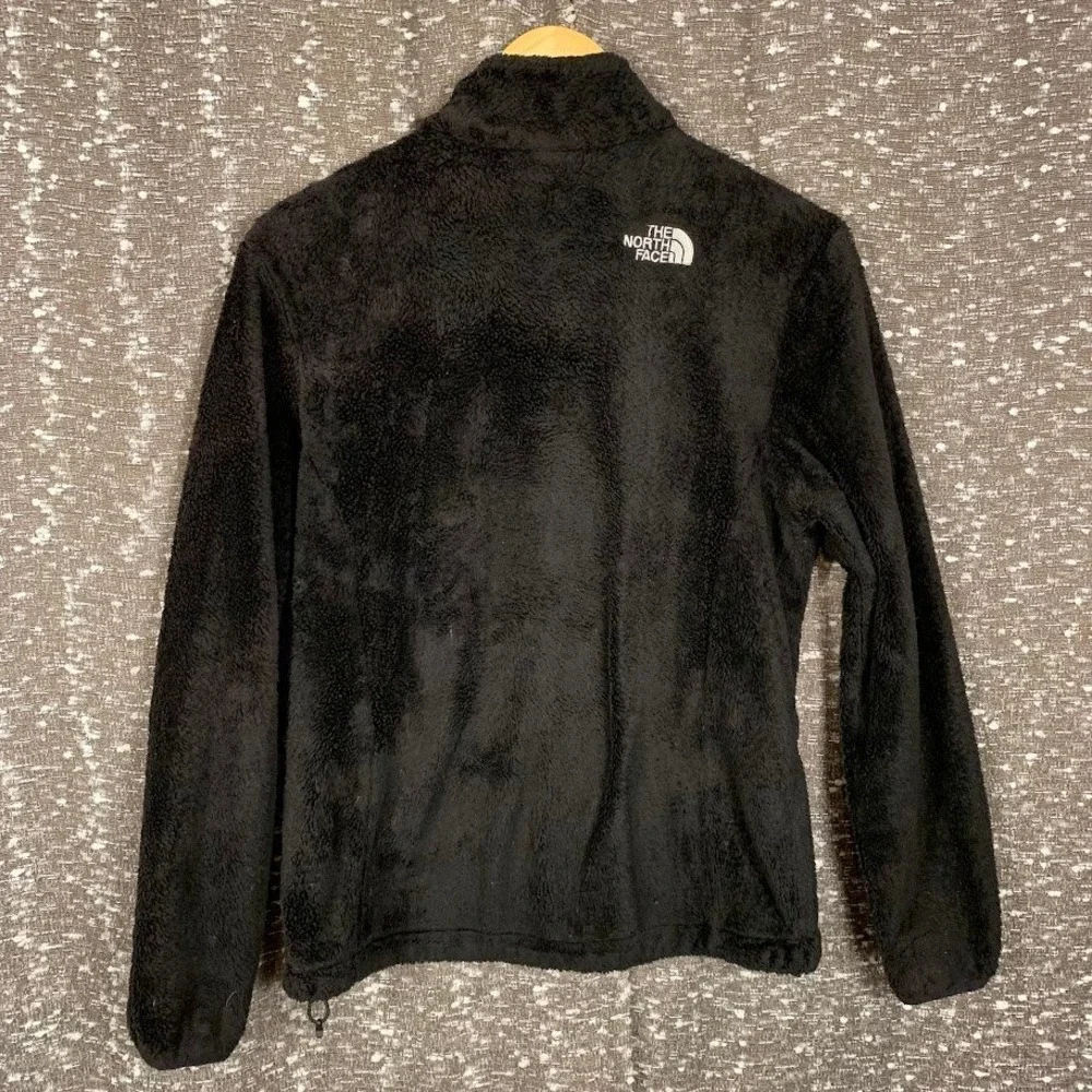The North Face Osito Fleece Jacket Black Full Zip High Pile Fuzzy Medium